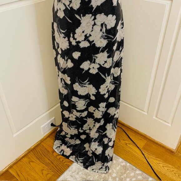 Lauren Ralph Lauren Sequin Floral Gown Formal Full Length Elegant 10 - Picture 5 of 12